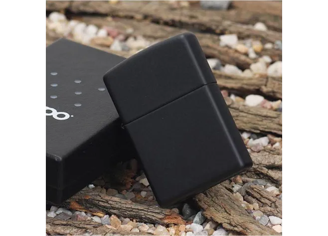 Запальничка Zippo 218 Black Matte Фото 3